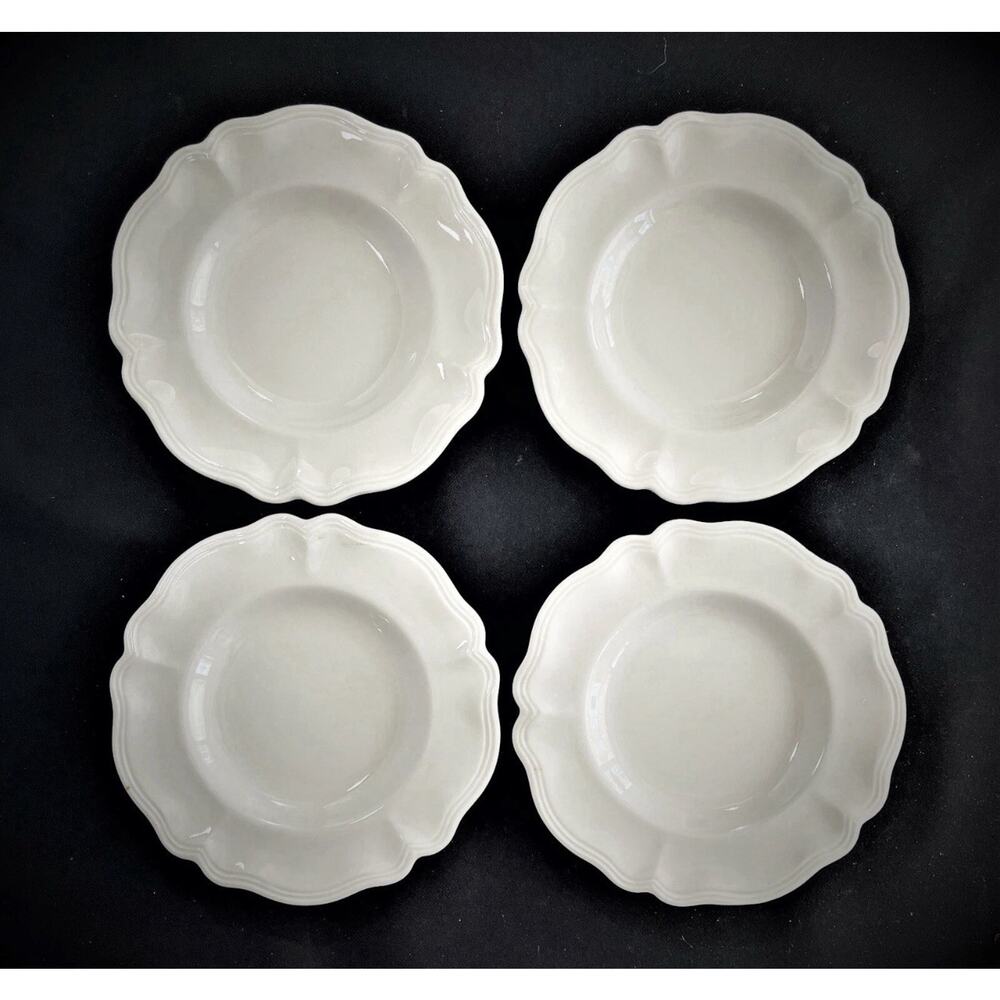 RED-CLIFF Ironstone China HEIRLOOM Pattern 4- BREAD & BUTTER PLATES 6 3/4"